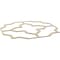 Ekena Millwork 33W x 33H x 14T Small Laird Decorative Fretwork Wood Ceiling Panels, Birch CELW33X33X0250LRDBI - alternate 2